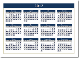 Kalender 2012 Gratis